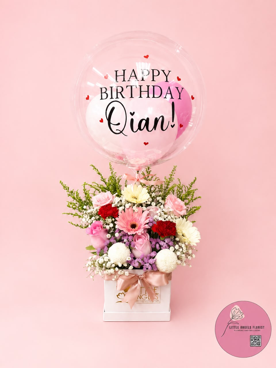 Flowers Box and Balloon