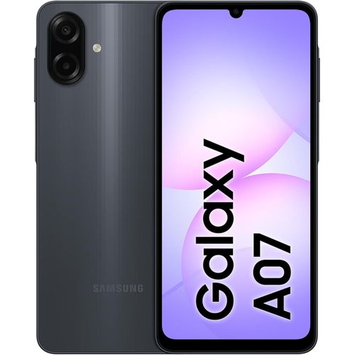 Samsung Galaxy A07 4G, 6.7", 64GB + 4GB RAM (Dual SIM), 5000mAh, Black (2YRs WRTY)_0