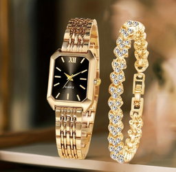 Vintage Watch & Matching Bracelet Set