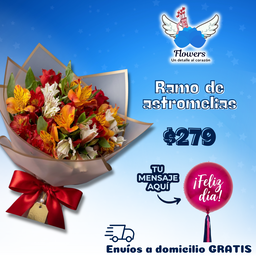 Ramo de astromelias