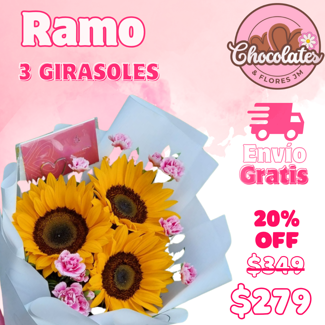 3 Girasoles