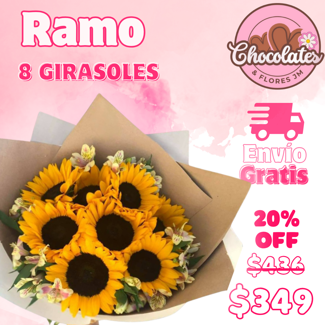 8 Girasoles