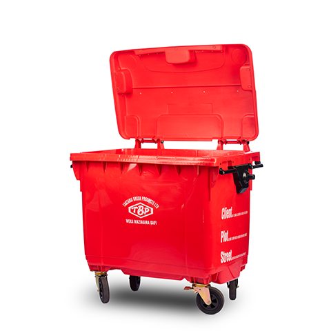 Heavy Dustbin 660 L - 4 Wheels