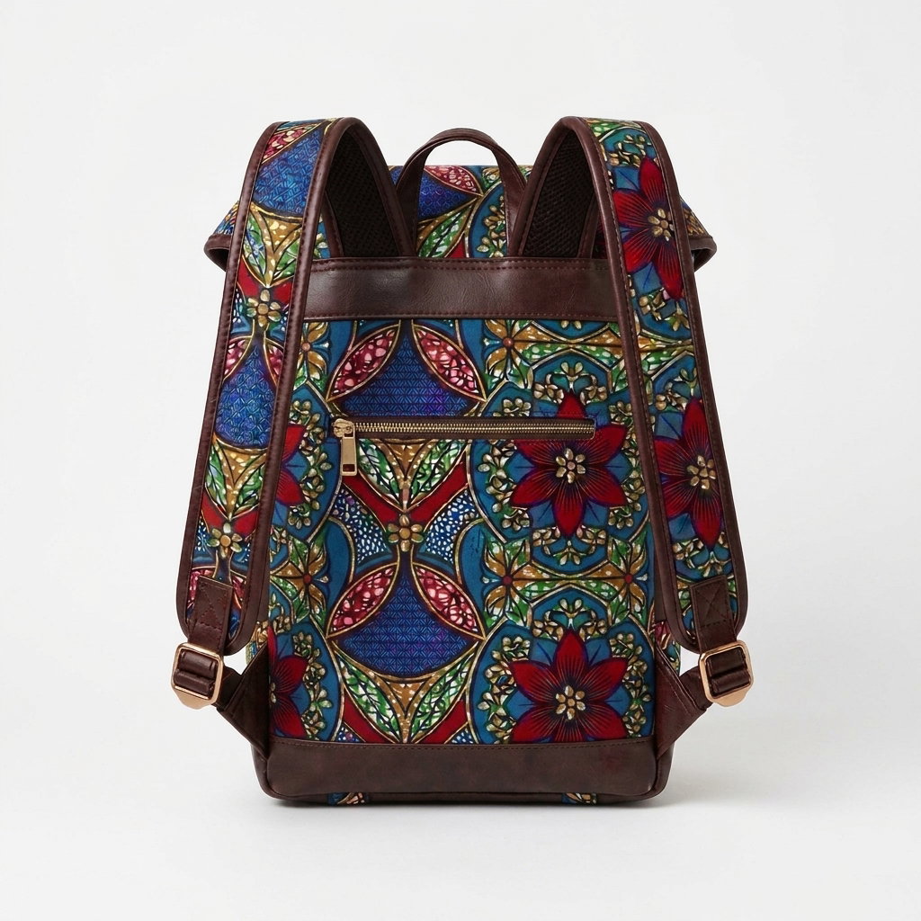 Double-Buckle Structured Backpack_1