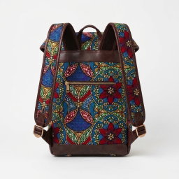 Double-Buckle Structured Backpack