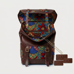 Double-Buckle Structured Backpack