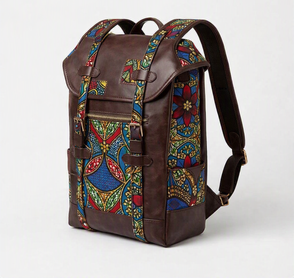 Double-Buckle Structured Backpack_2