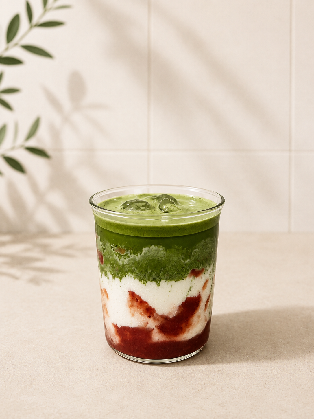 Strawberry Matcha Latte