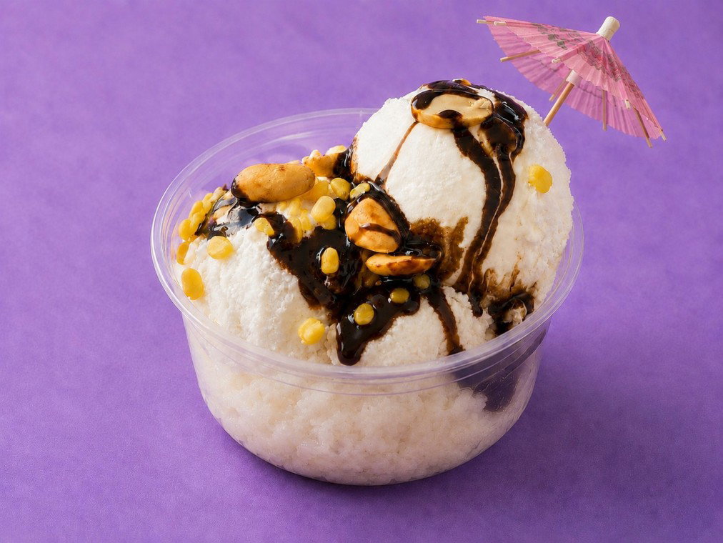 Coconut Sticky Rice Ice Cream