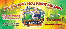  MIDI CORNER AIR BALANG NO 1 PARIT SULONG BUKA 9 PAGI HINGGA 5.30 PETANG TUTUP  HARI JUMAAT TEL 011-51403306 DAN SEDIA MENERIMA TEMPAHAN 