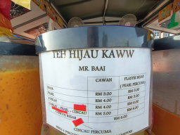 TEH HIJAU KAWW (Cincau Percuma)