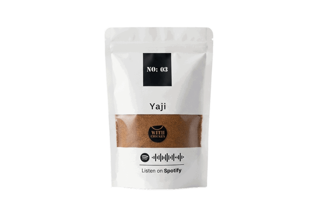 No:03 Yaji with chicken (with podcast scan code)