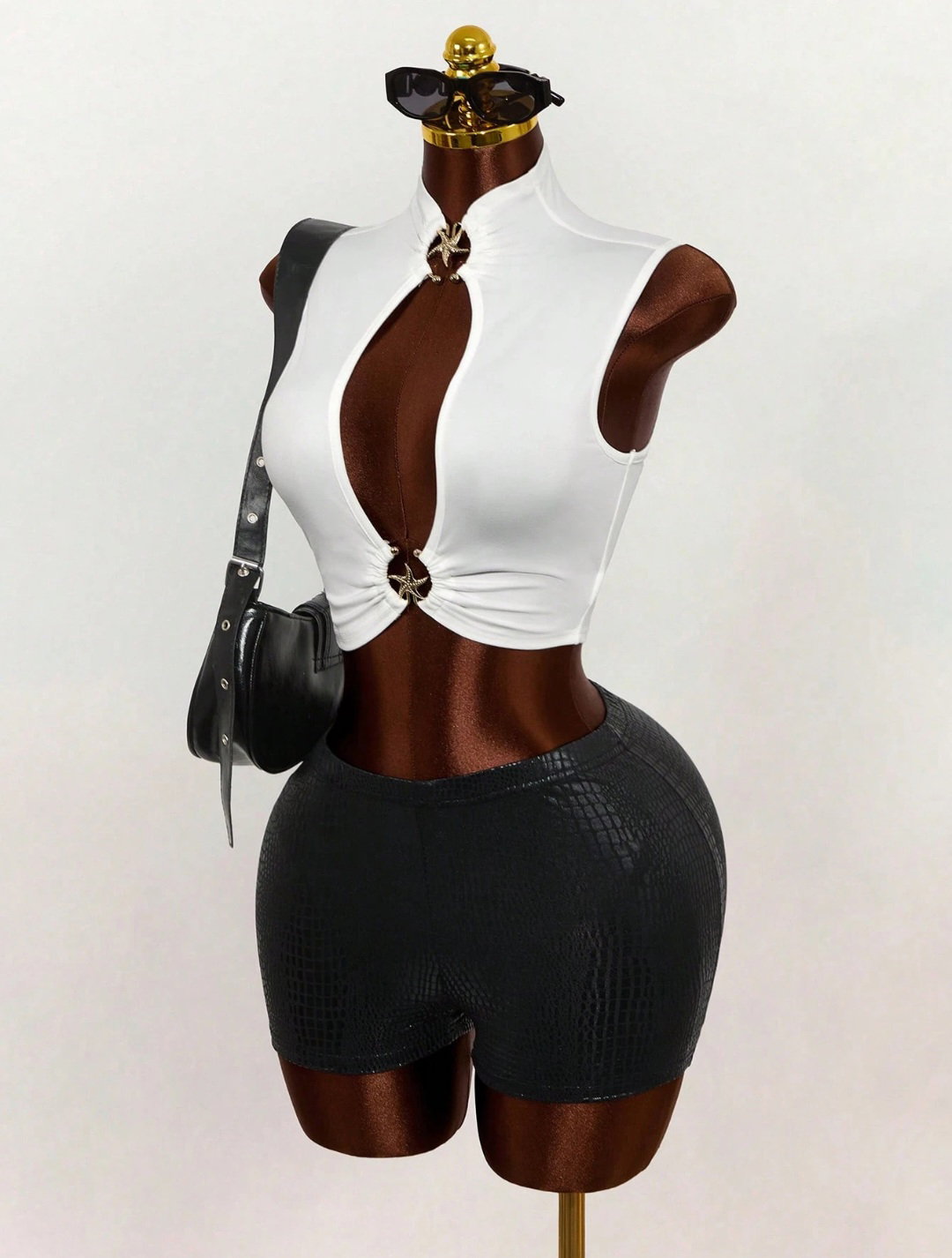 High-neck Crop Top_0