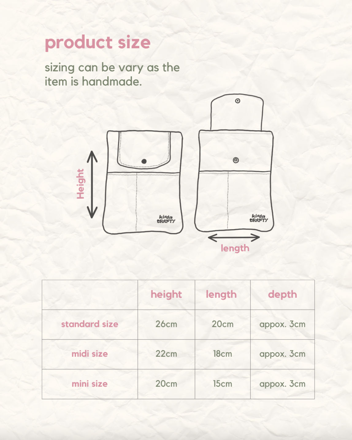 Matilda sleeve, Mini Size_1