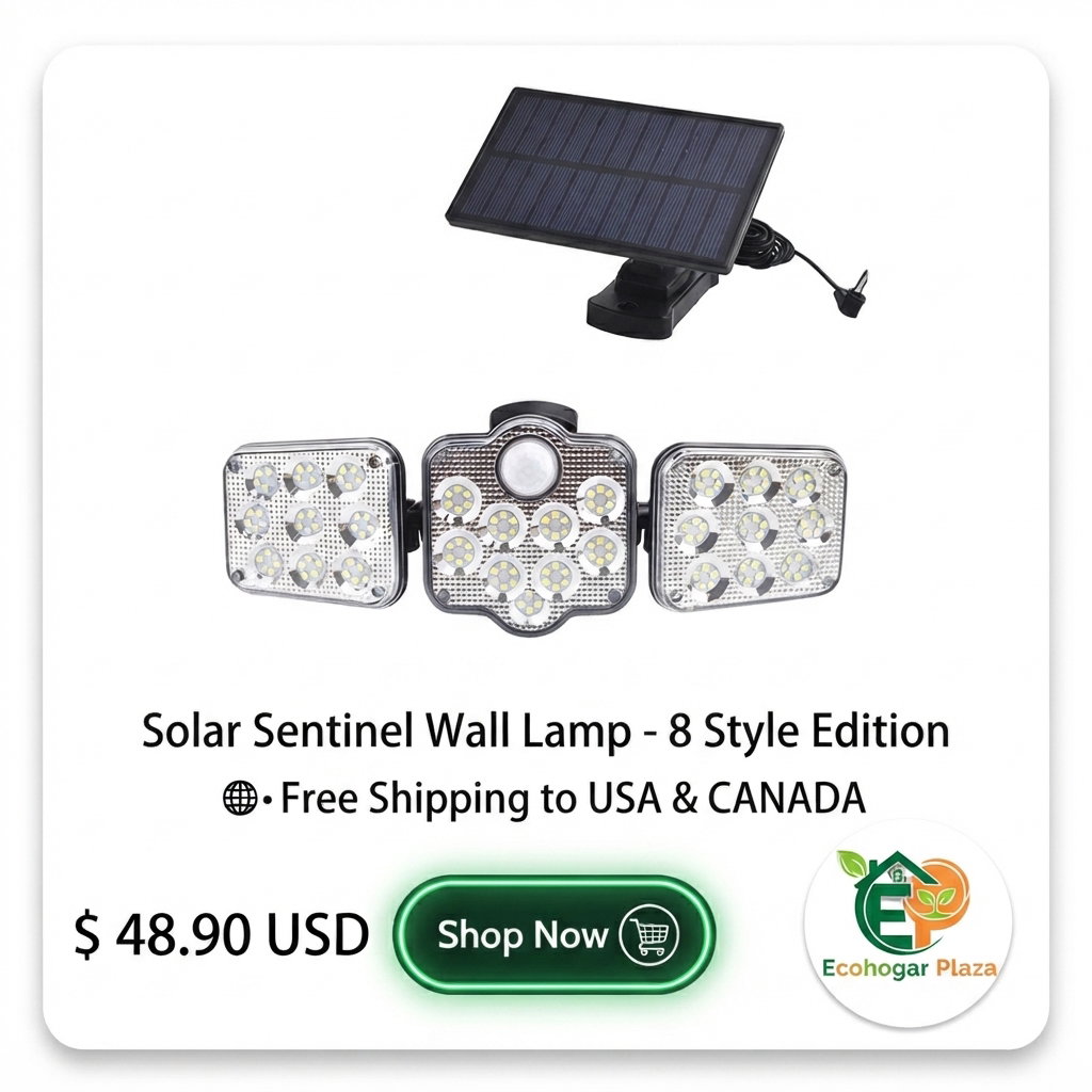 Solar Sentinel Wall Lamp - 8 Style Edition
