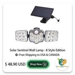 Solar Sentinel Wall Lamp - 8 Style Edition