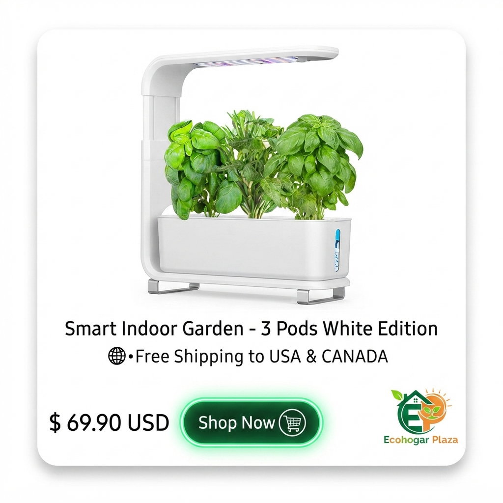 Smart Indoor Garden - 3 Pods White Edition