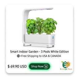 Smart Indoor Garden - 3 Pods White Edition