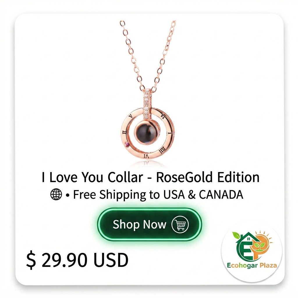 I Love You Collar - RoseGold Edition
