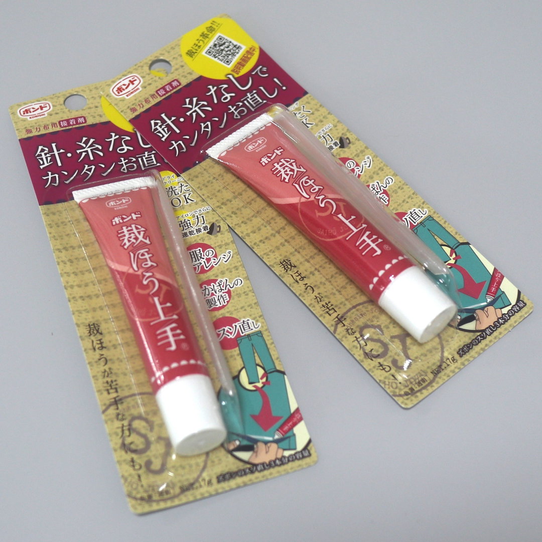 【日本製】Konishi 布用膠水 17g