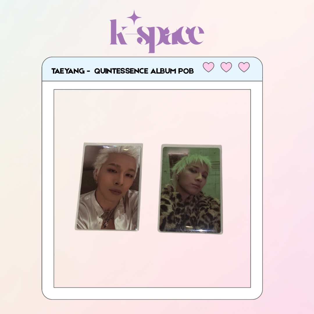 TAEYANG - QUINTESSENCE POB PHOTOCARD