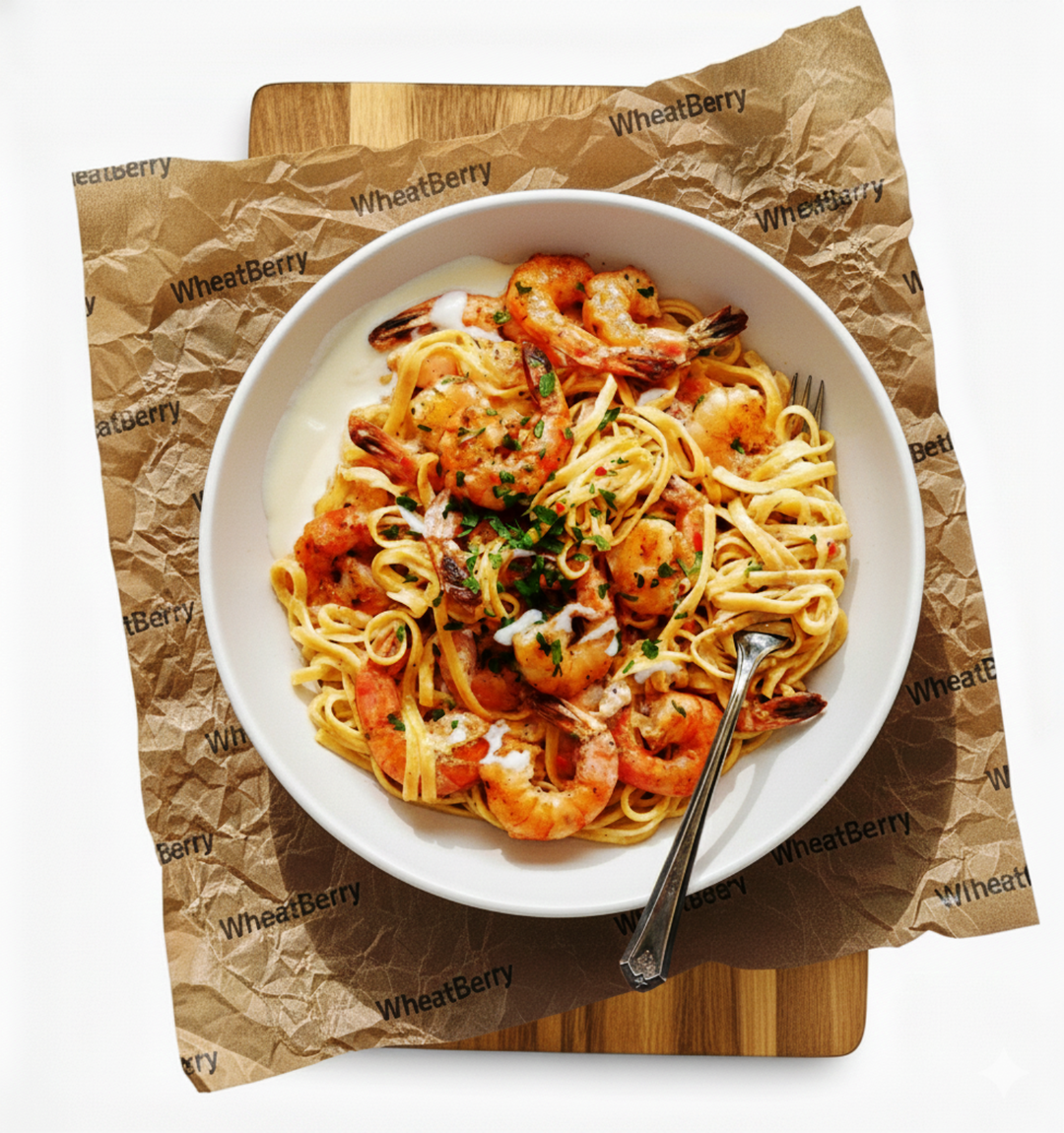 Shrimps Alfredo Fettuccine