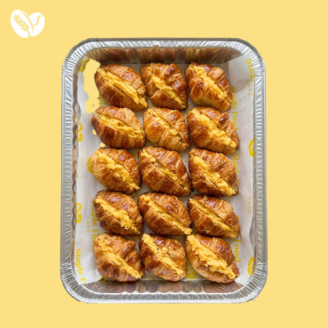 Butter Croissant w/ Scrambled Eggs (Box of 15)