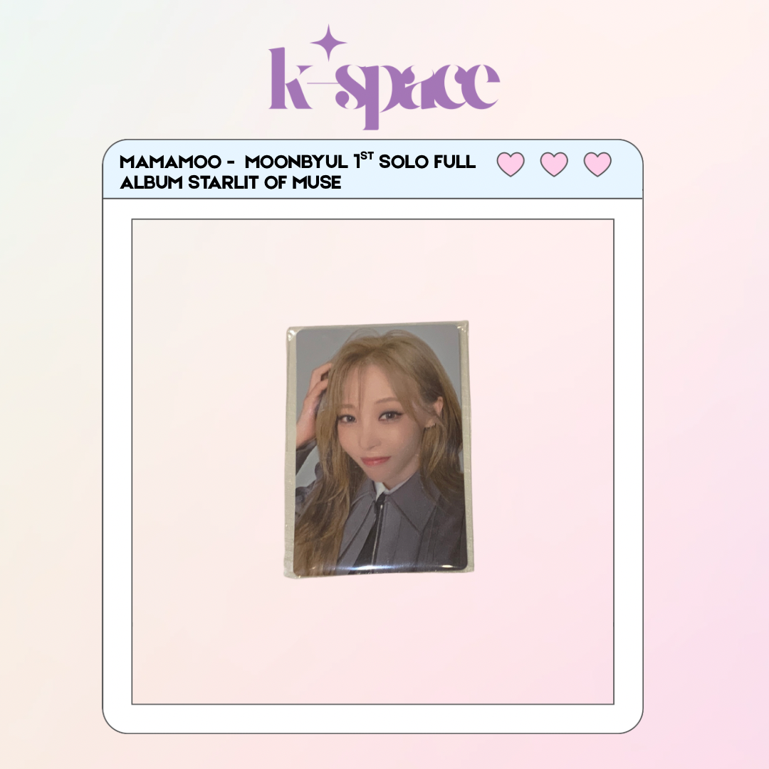 MAMAMOO - MOONBYUL 1st Solo Album Photocard