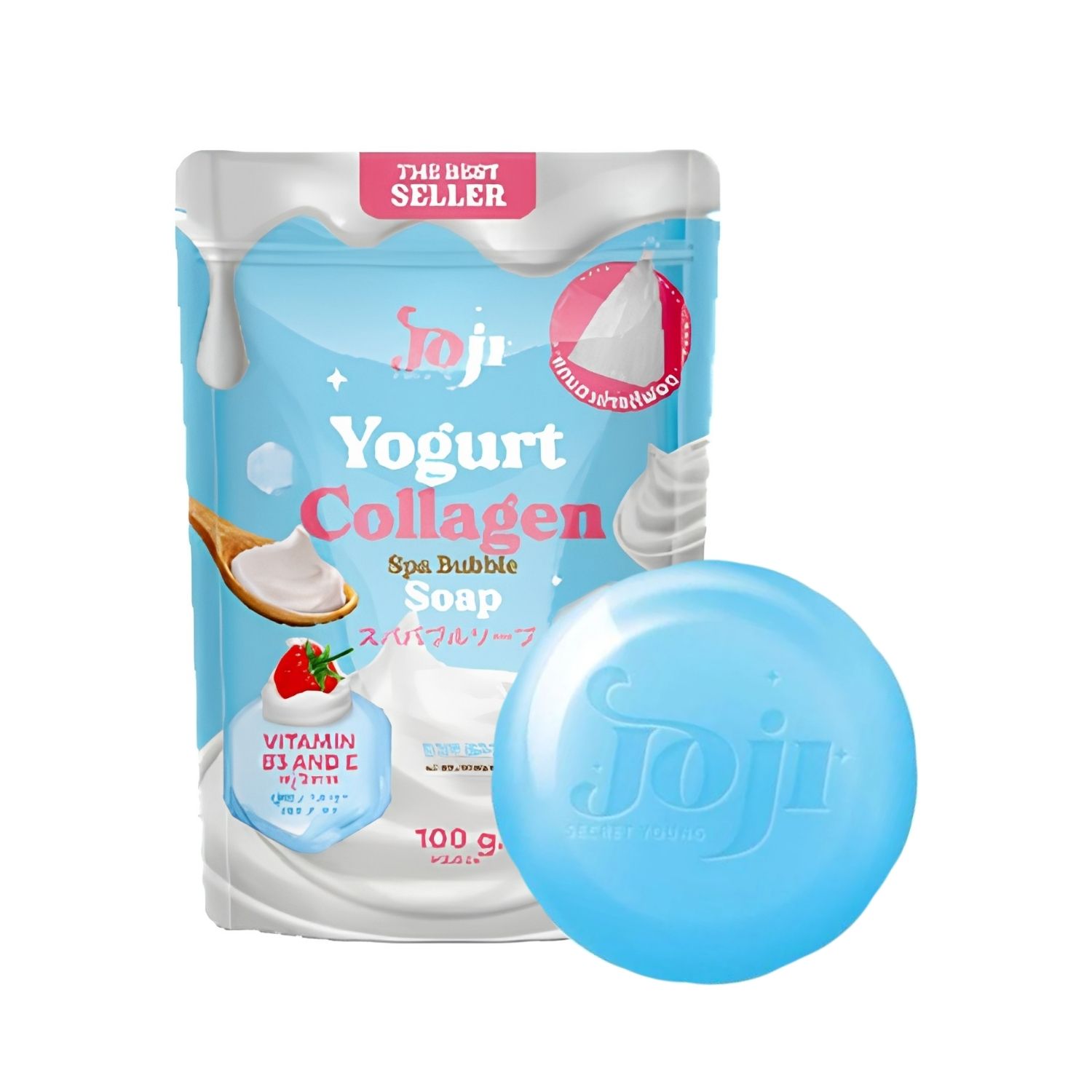 JOJI Secret Young - Spa Bubble Soap 100g (Yogurt Collagen) | Wholesale Bath & Body Care Singapore_0