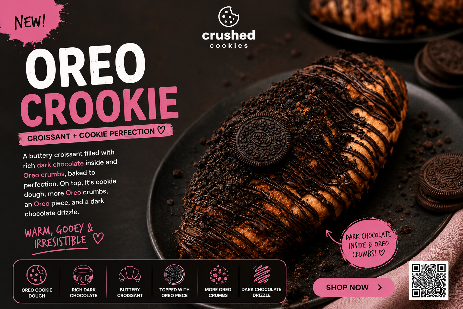 Oreo cookie croissant _0