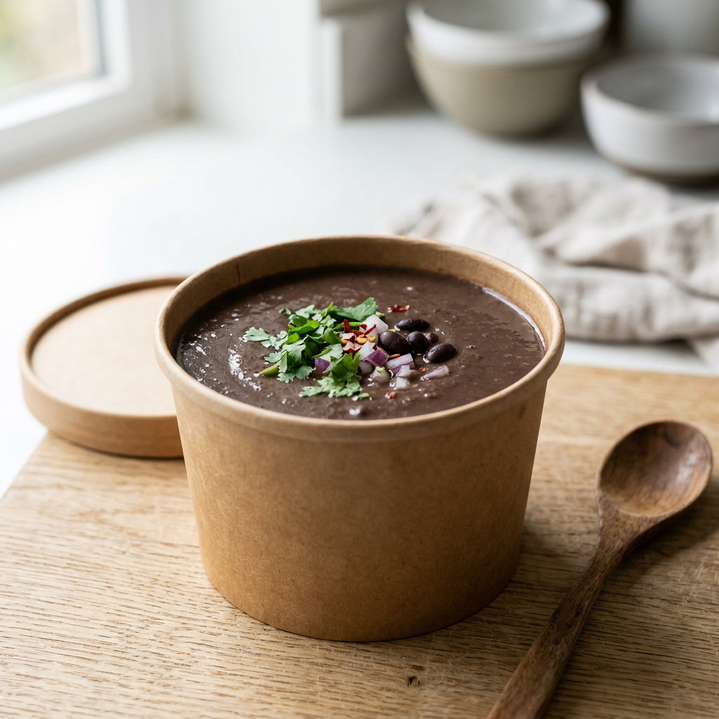 black bean soup 