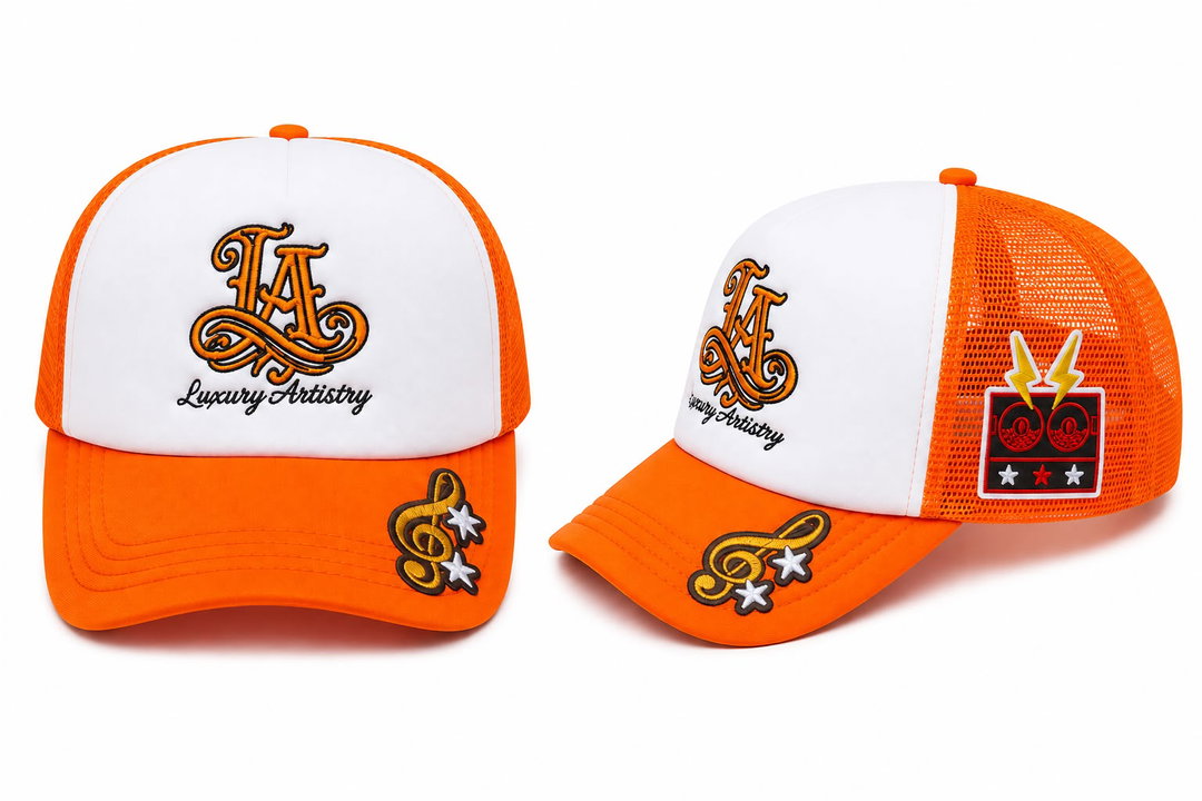 (Customized) Orange Trucker Hat