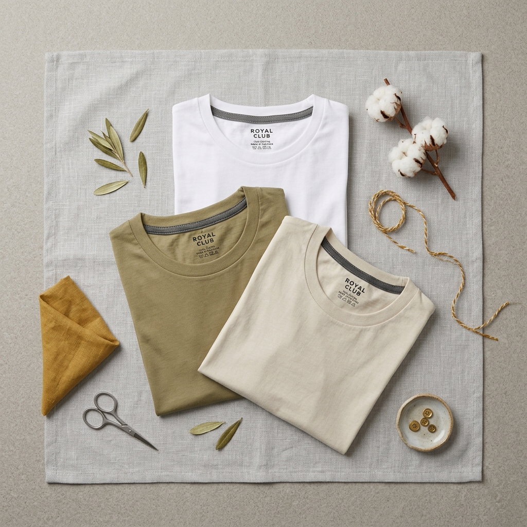 Pack 3 T-shirts Essentiels Royal Club - Coton 100% 