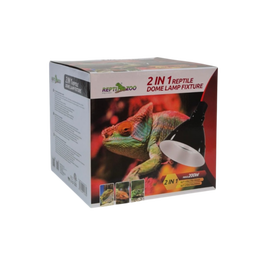 2 in 1 Reptile Dome Fixture – 6.5″/8.5″ – RL19