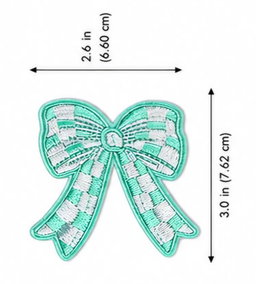 (Mint Checker Bow) Patch
