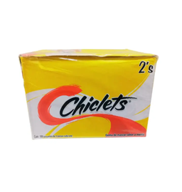 CHICLETS 2S MENTA DISP C/75 PZS