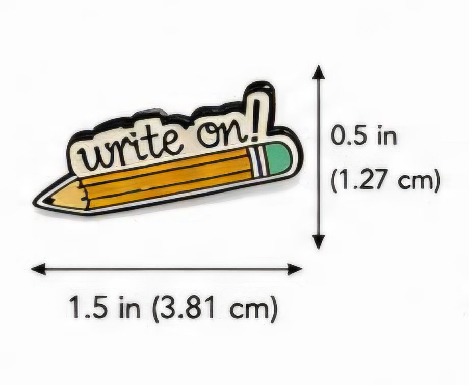 (Write On Pencil) Pin