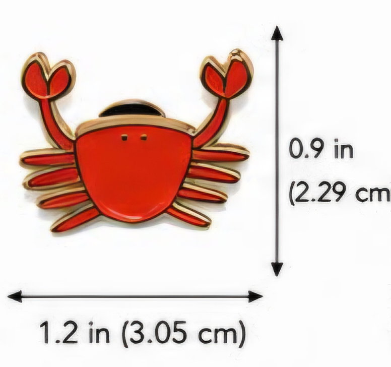(Red Crab) Pin
