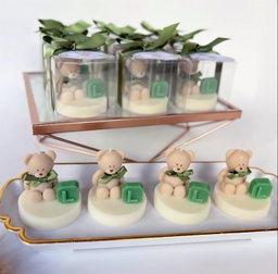 Velas en cajita transparente 