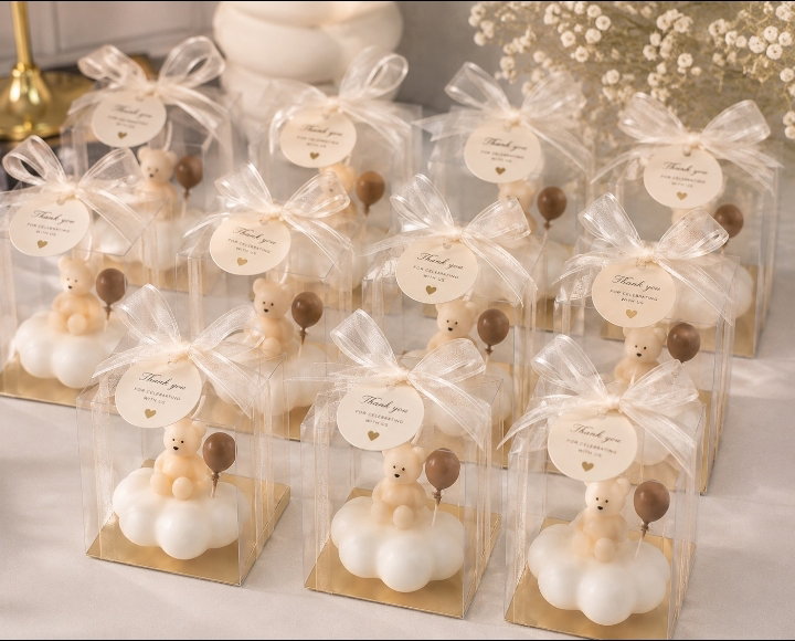Velas en cajita transparente _9