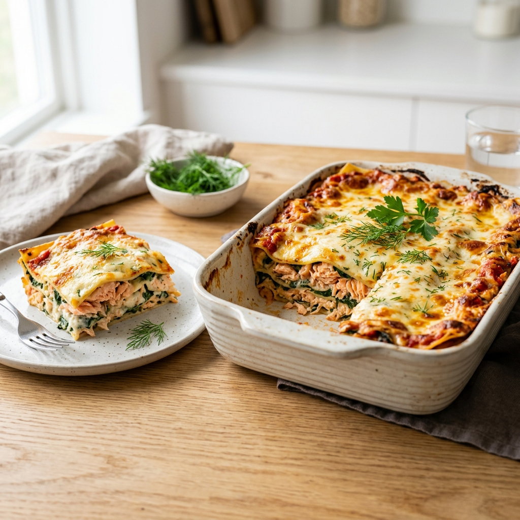 Salmon Lasagne