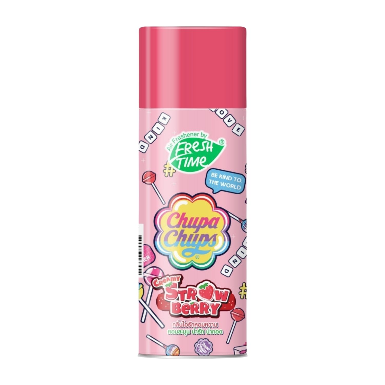 Fresh Time - Chupa Chups Air Freshener Spray 450ml (Strawberry) | Wholesale Household Singapore_0