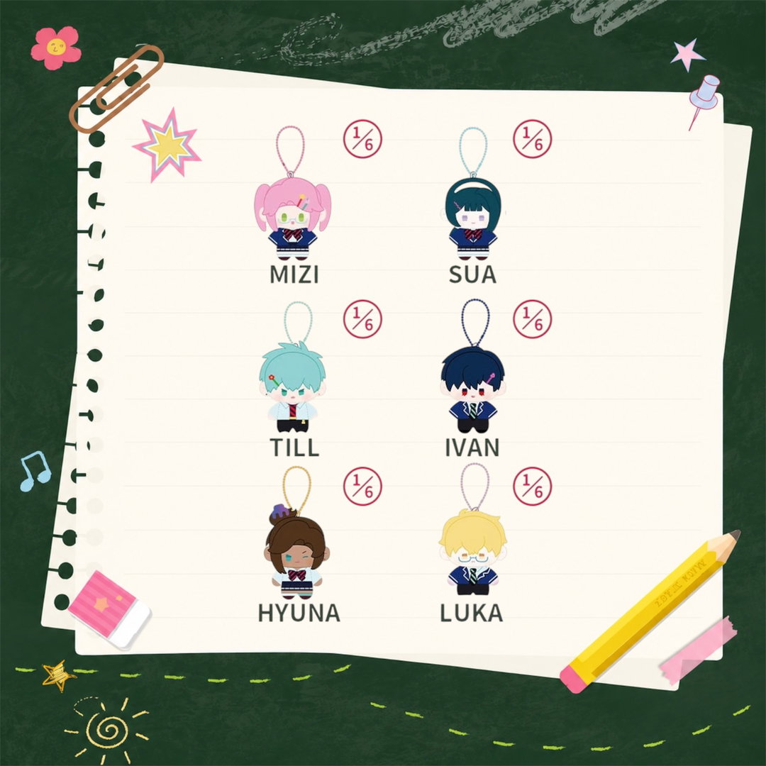 Alien stage AAHH “High School” - Nunu Style Plush Pendant (10 CM)