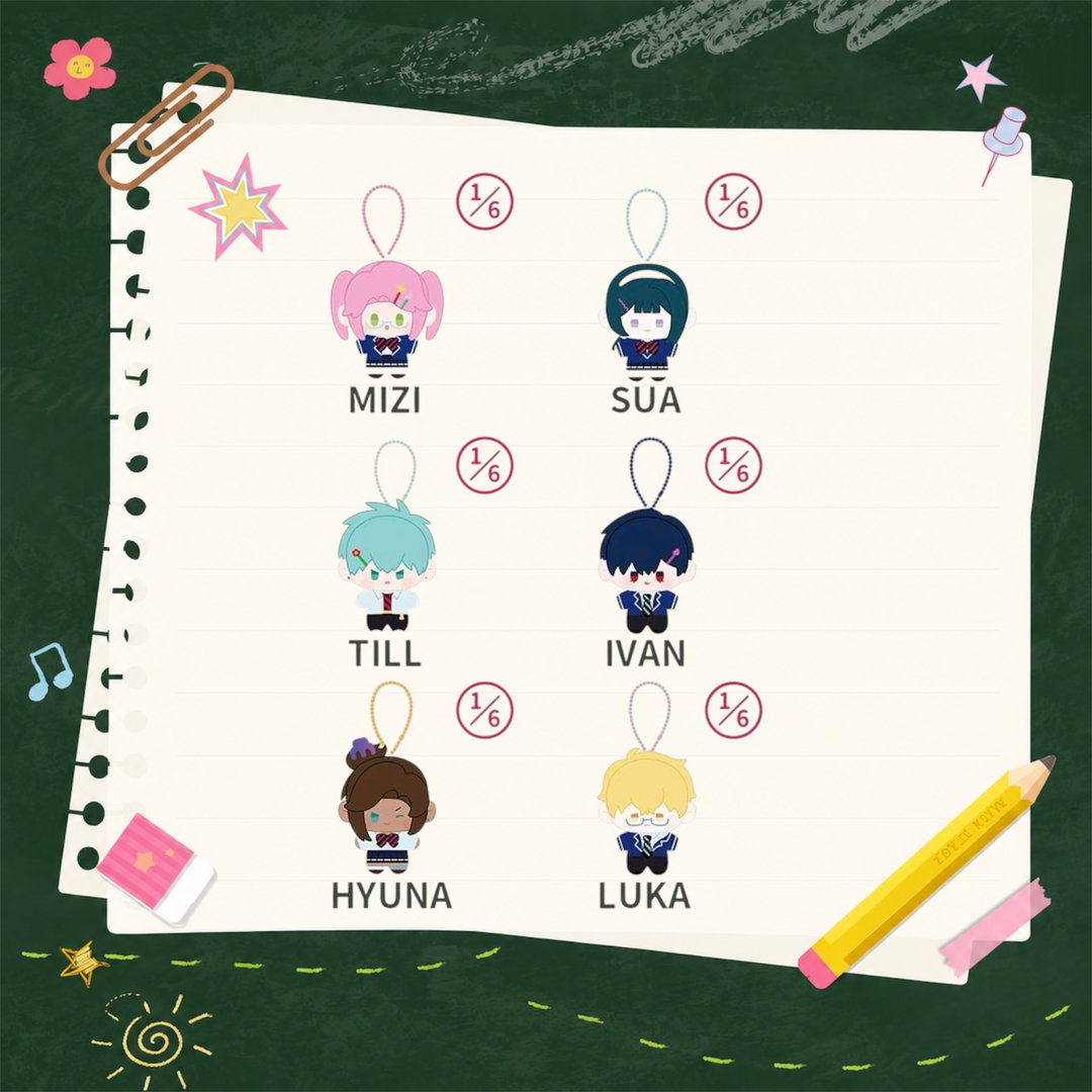 Alien stage AAHH “High School” - Nunu Style Mini Plush Pendant (7 CM)