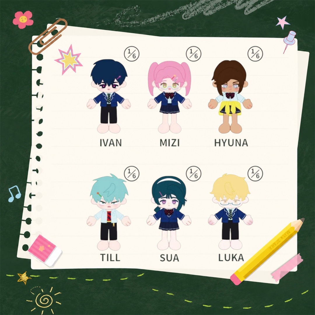 Alien stage AAHH “High School” - Chuichui style plush toy