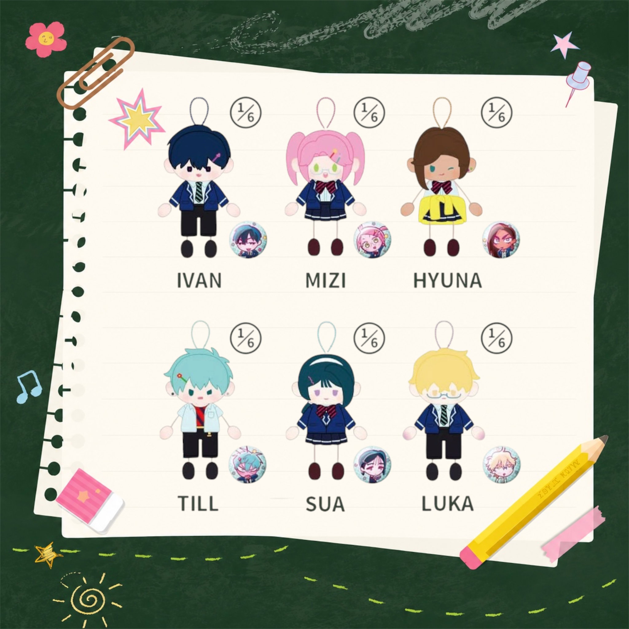Alien stage AAHH “High School” - Ant body plush pendant_0