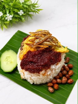 Nasi Lemak Fried Egg 