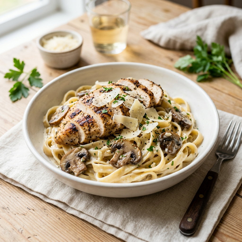 Chicken Alfredo Fettuccine _0