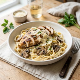Chicken Alfredo Fettuccine 