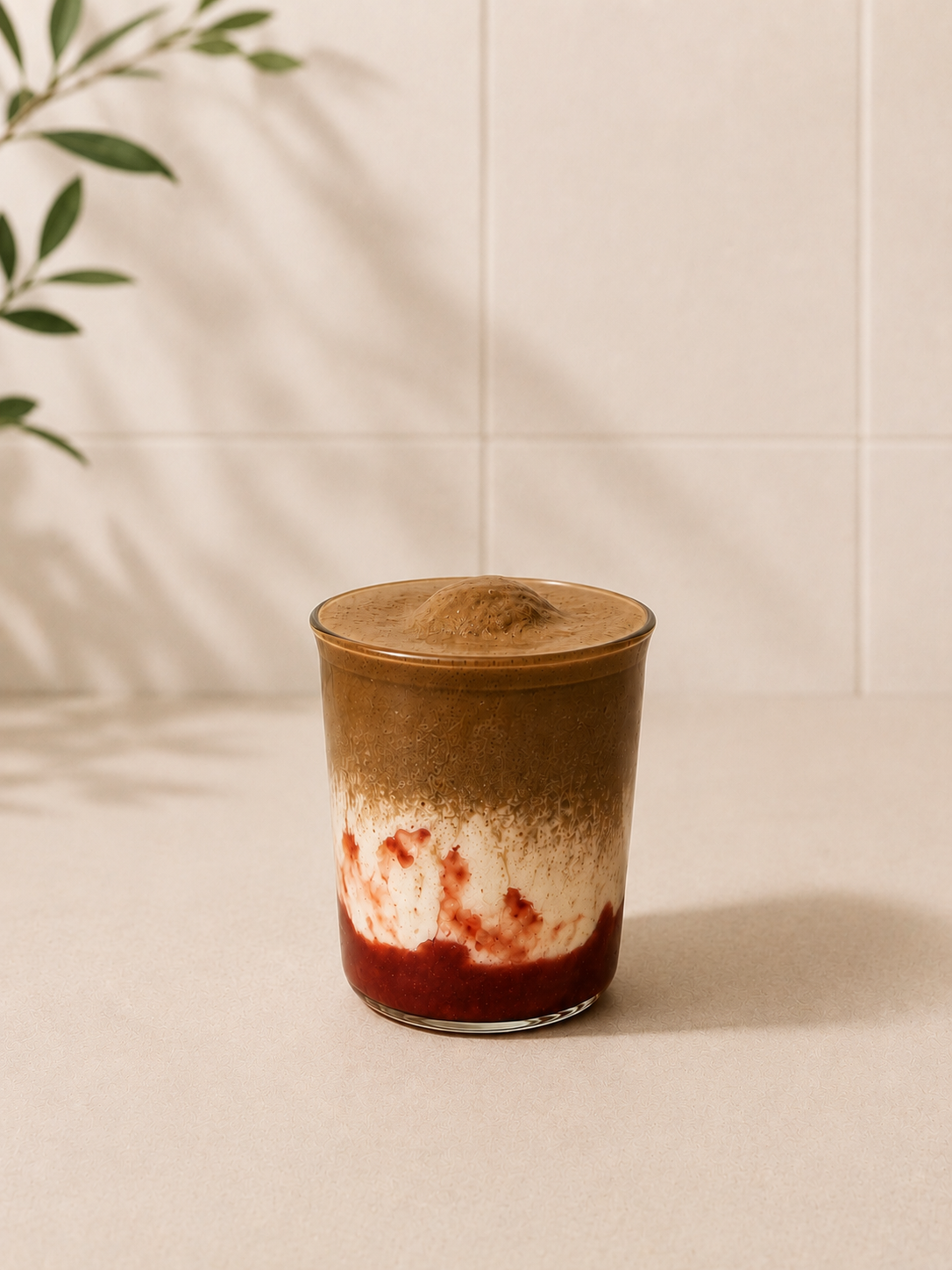 Strawberry Hojicha Latte